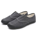 LuTai Men Loafers Rubber Sole Shoes Breathable Wear-Resistant Casual Shoes, 38, 39, 40, 41, 42, 43, 44, 45