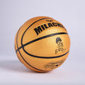 MILACHIC Number 1 Mini Rubber Hollow Glue Stretch Training Basketball, Gold, Yellow, Black, Orange, Red