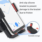 Car Windshield Automatic Lock Phone Holder, Red, Yellow, Blue, Black