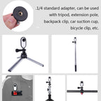 Sunnylife TY-Q9266 Mount Bracket Stabilizer Bicycle Clip with Screw for DJI, Insta360, GoPro and Other Action Cameras, Camera Frame Adapter, Bicycle Clip, Backpack Clip, Extend Rod, Tripod