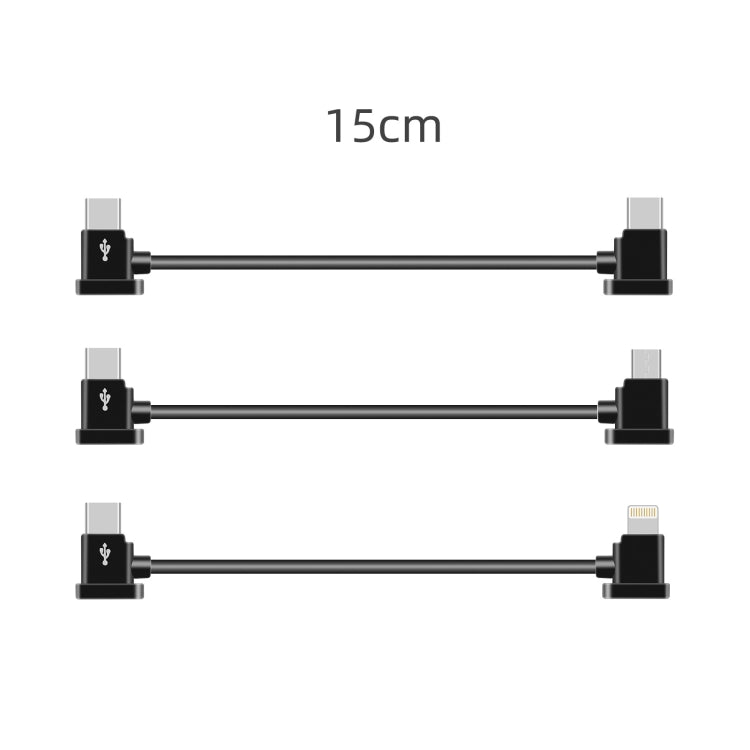 Sunnylife TY-X9304 Suitable For DJI Mavic Air 2S / DJI FPV Flight Glasses V2 / Mavic Mini2 / Osmo Pocket 2 Mobile Phone Tablet Cable, 15cm Type-C to 8 Pin Cable, 15cm Type-C to Micro USB  Cable, 15cm Type-C to Type-C Cable, 30cm Type-C to 8 Pin Cable  ...
