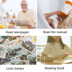 XT-9002 Lightweight Portable 2.5X Old Man Reading Hand-Held Magnifying Glass