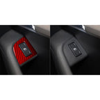 For 2017-2021 Skoda Octavia Right-Hand Drive 8pcs /Set Window Switch Panel Sticker, Right-Hand Drive