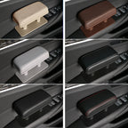 Car Arm Handle Seat Left Hand Elbow Tray Universal Leather Increasing Pad Central Armrest Box, Black+Black line, Beige, Brown, Gray, Black+White Line, Black+Red Line