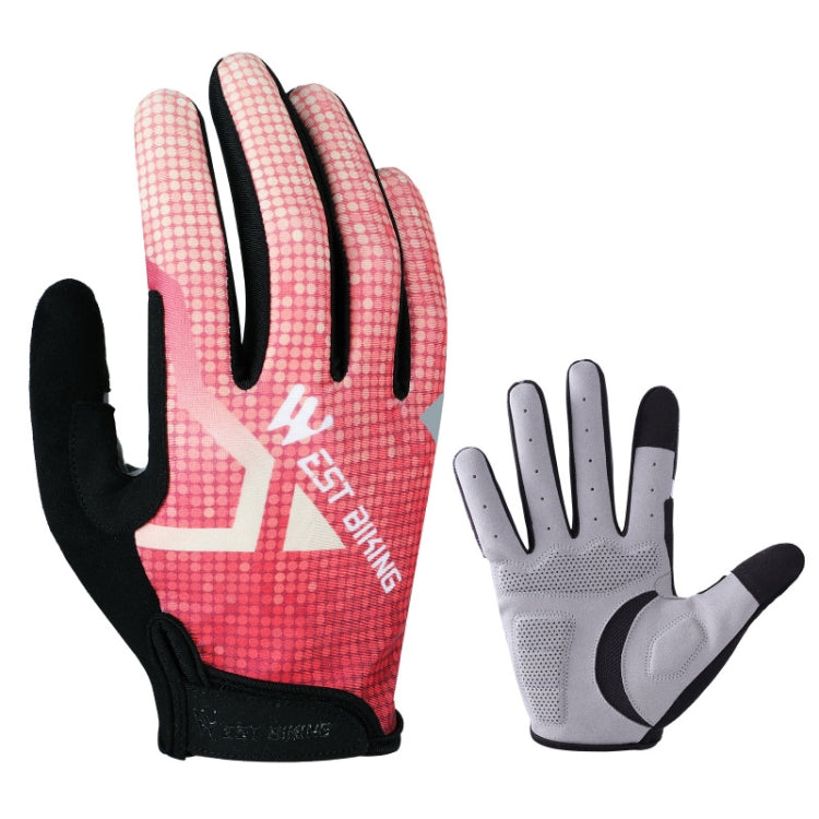 WEST BIKING YP0211216 Riding Gloves Bike Shock Absorption Touch Screen Full Finger Glove, M, L, XL, XXL