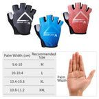 WEST BIKING YP0211215 Riding Gloves Summer Half Finger Breathable Outdoor Cycling Gloves, M, L, XL, XXL