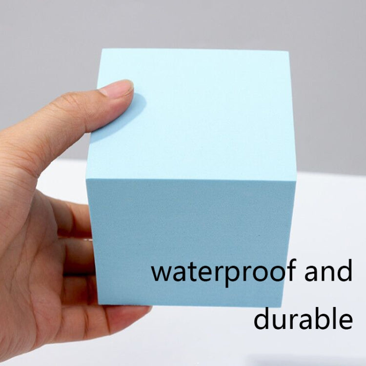 8 PCS Geometric Cube Photo Props Decorative Ornaments Photography Platform, Colour: 5 x 5 x 5cm Small White Square, Small Lake Blue Square, Large Lake Blue Square, Small Lake Blue Rectangular, Large Lake Blue Rectangular, Small Lake Blue Cylinder      ...