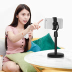 4 PCS Desktop Stand Mobile Phone Tablet Live Broadcast Stand Telescopic Disc Stand, 4 PCS