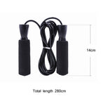 2.8m Special Foam Skipping Rope For Student Exams Outdoor Fitness Skipping Rope, 2.8m Skipping Rope(Black), 2.8m Skipping Rope(Rose Red), 7 PCS 2.8m Skipping Rope(Blue), 2.8m Skipping Rope(Green)
