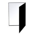 2 PCS 3-in-1 Reflective Board White + Black + Silver A4 Cardboard Folding Light Diffuser Board, 3-in-1 A4 Cardboard