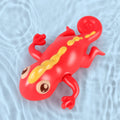 3 PCS Bathroom Playing Toys Baby Bathing Water Dolls On The Chain Swimming Bears And Lizards For Children, Red Lizard, Yellow Lizard, Green Lizard, Beige Bear, Orange Bear, Light Blue Bear, Navy Blue Bear