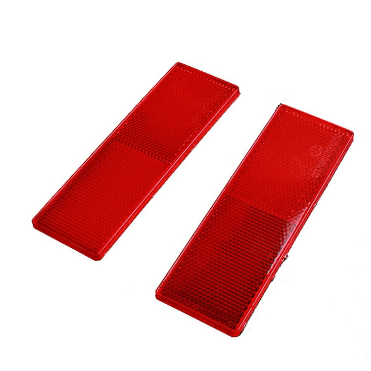 50 PCS Car Body Reflective Stickers Plastic Reflective Strip Reflector Truck Reflective Tablet, Nonporous