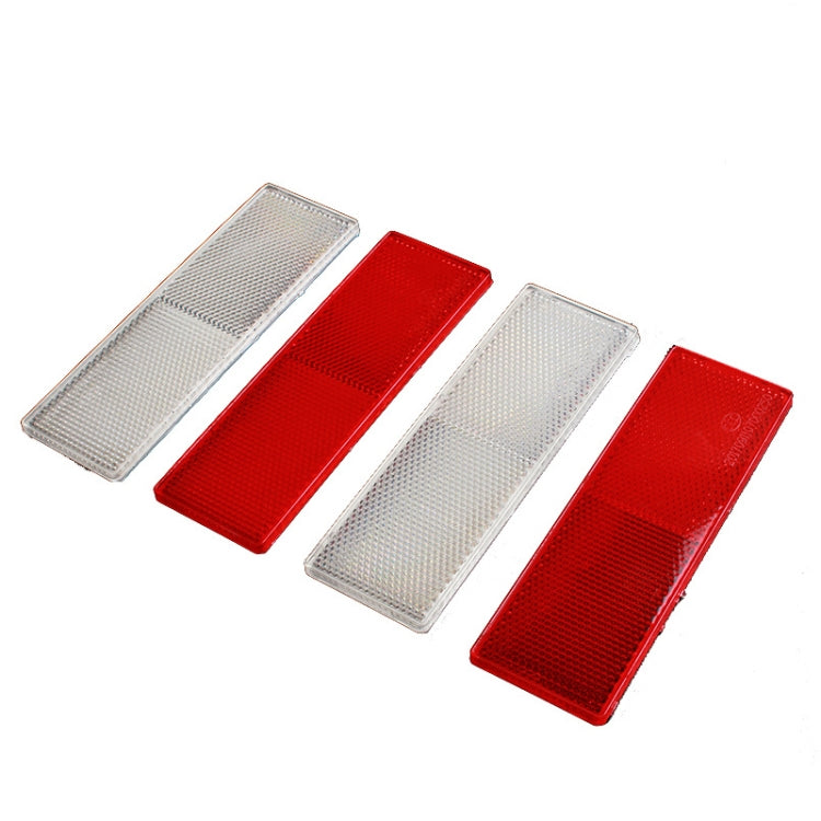 50 PCS Car Body Reflective Stickers Plastic Reflective Strip Reflector Truck Reflective Tablet, Nonporous