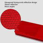 50 PCS Car Body Reflective Stickers Plastic Reflective Strip Reflector Truck Reflective Tablet, Nonporous