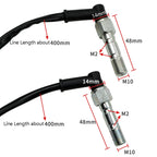 Motorcycle Accessories Disc Brake Pad M10 Hydraulic Brake Switch Double Hole Hydraulic Brake Switch, M10 x 1.25mm, M10 x 1.00mm
