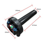 Motorcycle Accessories Large Displacement Oiler Grip Cover Universal Dual Throttle Grip Cover, KDJ-K2-BLACK