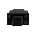 10pcs Motorcycle Electric Scooter Steering Double Flashing Switch, Double Flashing Switch