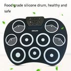 Silicone Folding Portable Hand-Rolled Drum DTX Game Strike Board, G801 White, G801 Yellow, G800 Red, G800 Yellow