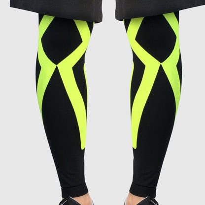 1pair  Sports Knee Pads Compression Elastic Protective Thigh And Calve Cover, M (Black / Gray), L  (Black / Gray), XL  (Black / Gray), M (Black / Green), L (Black / Green), XL (Black / Green), M (Black / Red), L (Black / Red), XL (Black / Red)         ...