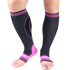 Lengthened Sports Protective Calf Cover Knitted Breathable Pressure Leg Cover Basketball Football Mountaineering Protective Gear, M (Black Gray), L (Black Gray), XL (Black Gray), M (Black Blue), L (Black Blue), XL (Black Blue), M (Black Red)           ...