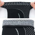 Lengthened Sports Protective Calf Cover Knitted Breathable Pressure Leg Cover Basketball Football Mountaineering Protective Gear, M (Black Gray), L (Black Gray), XL (Black Gray), M (Black Blue), L (Black Blue), XL (Black Blue), M (Black Red)           ...