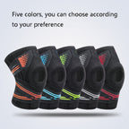 Sports Spring Supported Knee Brace Compression Protection Patella Riding Protective Gear, One Size, Patella Riding Protective Gear(Black / Gray), Patella Riding Protective Gear(Black / Orange), Patella Riding Protective Gear(Black / Red)               ...