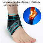 Sports Compression Anti-Sprain Ankle Guard Outdoor Basketball Football Climbing Protective Gear, Specification: S, Left Foot (Black Green), S, Left Foot (Black Green), S, Right Foot (Black Green), M, Left Foot (Black Green), M, Right Foot (Black Green)...