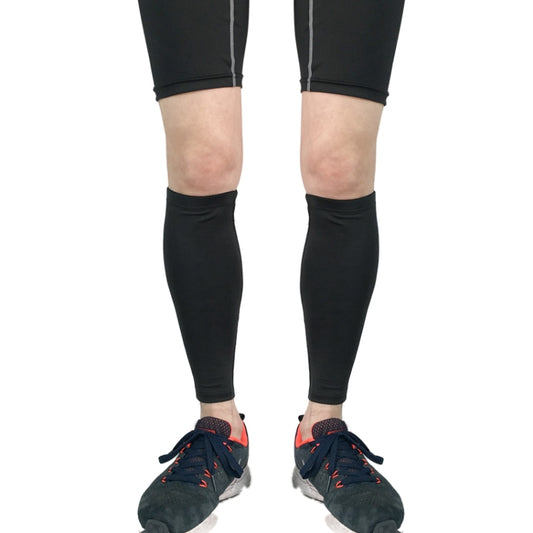 1 Pair Sports Breathable Compression Calf Sleeves Riding Running Protective Gear, Spec: M (Black), L (Black), XL (Black), M (White), L (White), XL (White), M (Fluorescent Green), L (Fluorescent Green), XL (Fluorescent Green), M (Red), L (Red), XL (Red)...
