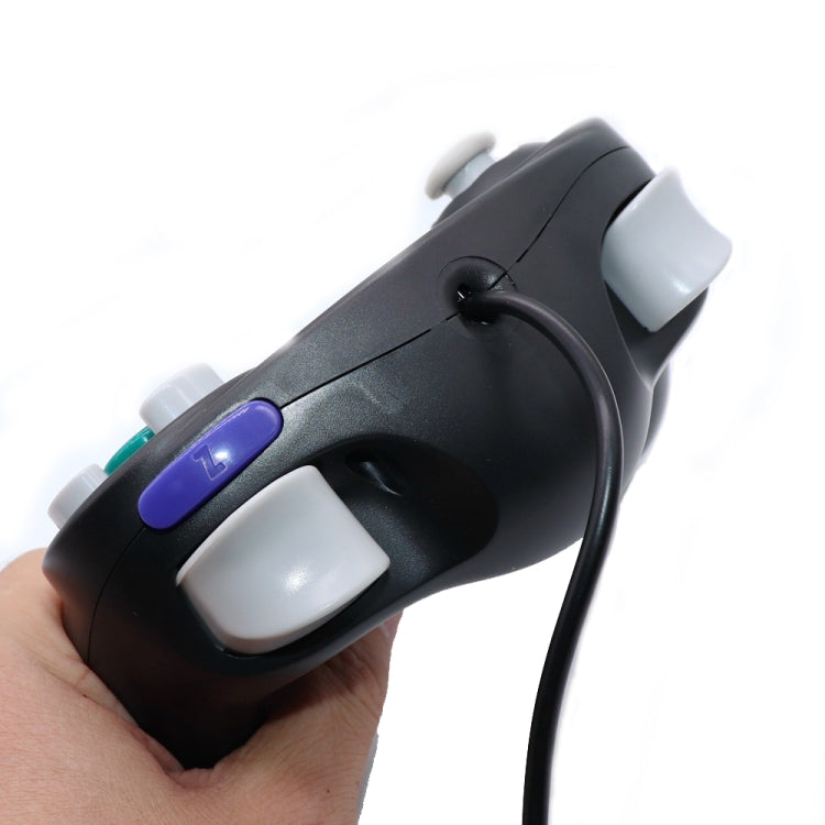 2 PCS Single Point Vibrating Controller Wired Game Controller For Nintendo NGC / Wii, White, Pink, Yellow, Red, Purple, Green, Blue, Black, Silver, Orange
