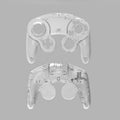 2 PCS Game Single Point Handle Shell Replacement Shell Handle Repair Parts For Nintendo NGC