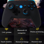 CX-X1  2.4GHz + Bluetooth 4.0 Wireless Game Controller Handle For Android / iOS / PC / PS3, Single Handle (Black), Handle + Bracket (Black), Handle + Bracket + Receiver (Black), Single Handle (Blue), Handle + Bracket (Blue)                             ...