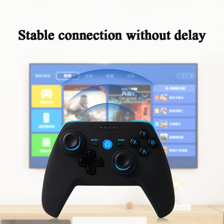 CX-X1  2.4GHz + Bluetooth 4.0 Wireless Game Controller Handle For Android / iOS / PC / PS3, Single Handle (Black), Handle + Bracket (Black), Handle + Bracket + Receiver (Black), Single Handle (Blue), Handle + Bracket (Blue)                             ...