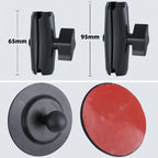 Curved Adhesive Car Instrument Table Bracket Car Mobile Phone Bracket Plastic Clamp Arm Style:, Small 4 Claw, Large 4 Claw, Plastic Clamp Arm