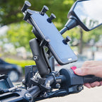 Eagle Claws X-Type Six-Claw Metal Mobile Phone Back Clip Bicycle Motorcycle Mobile Phone Holder, Black, Red, Green