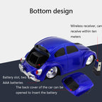 CM0010B 1200 DPI 3-keys Car Shape Wireless Mouse, Yellow, Red, Blue, Black