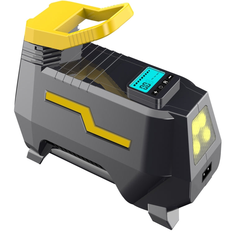 Multifunctional Vehicle-Mounted High-Power Digital Display LED Lighting Air Pump, Spec: Car 12V, Car 12V Digital, Car Home Two-purpose Digital