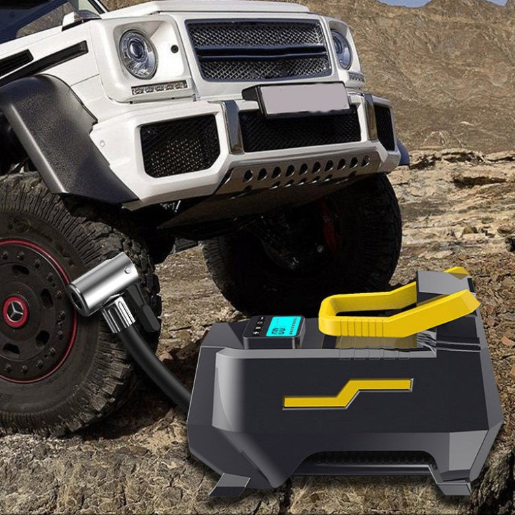 Multifunctional Vehicle-Mounted High-Power Digital Display LED Lighting Air Pump, Spec: Car 12V, Car 12V Digital, Car Home Two-purpose Digital