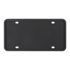 2 Sets Waterproof Rustproof Non-damaging Car Paint Silicone License Plate Frame, US Black, Black