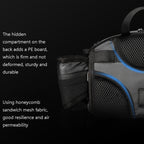 Rhinowalk X21922 Multi-Function Riding Front Handlebar Bag Road Bike Tool And Equipment Front Bag, Black, Gray