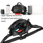 Rhinowalk X21922 Multi-Function Riding Front Handlebar Bag Road Bike Tool And Equipment Front Bag, Black, Gray