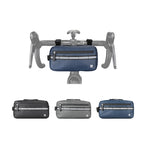 Rhinowalk X20990 Multi-Function Bicycle Front Bag, Black, Gray, Blue