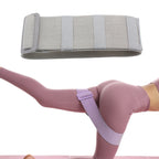 LD-3606 Adjustable Non-Slip Yoga Belt Thickening Tension Belt, Gray, Purple, Blue, Pink