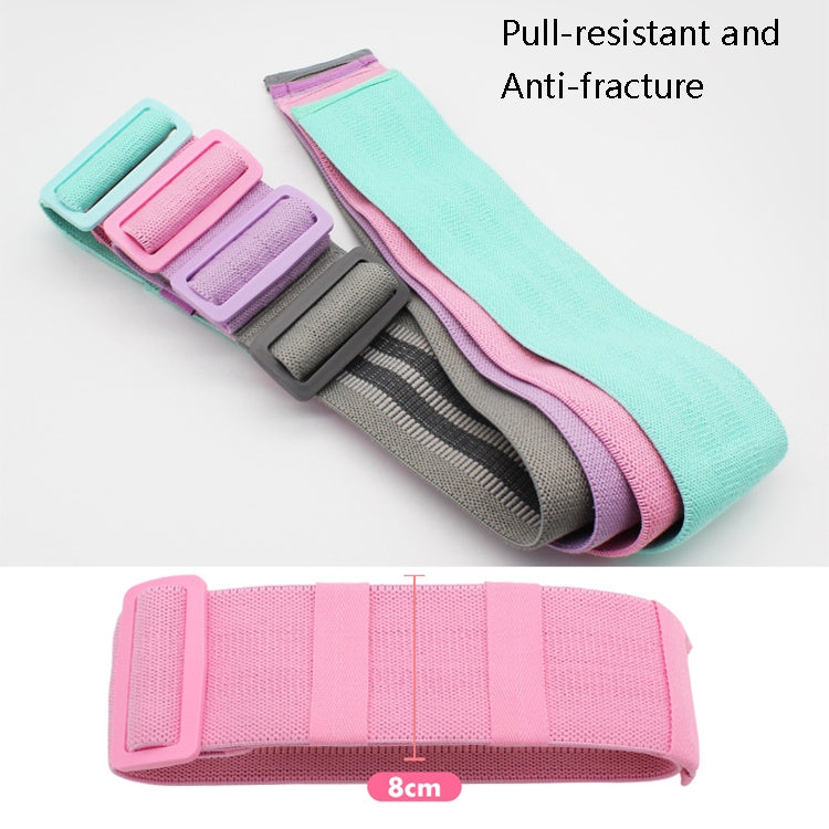 LD-3606 Adjustable Non-Slip Yoga Belt Thickening Tension Belt, Gray, Purple, Blue, Pink