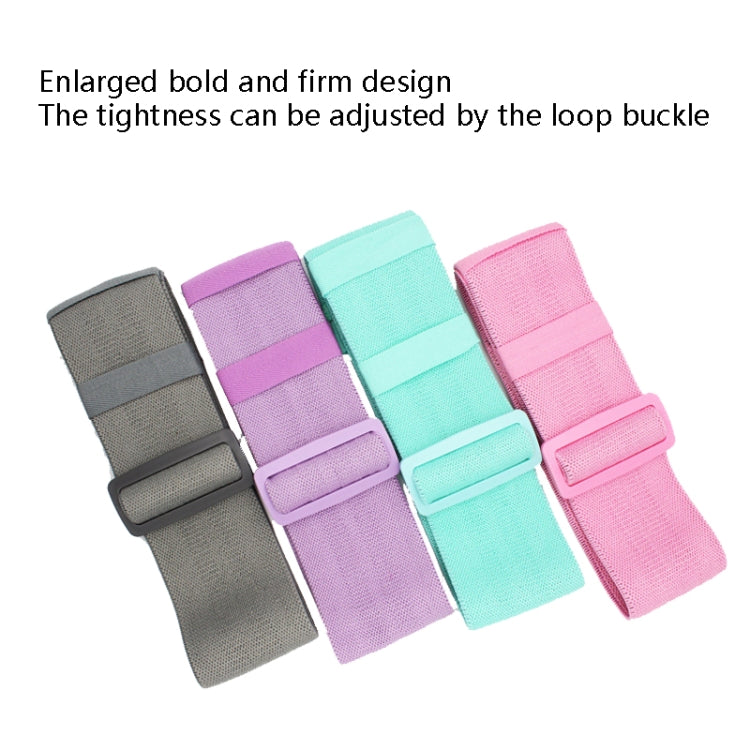 LD-3606 Adjustable Non-Slip Yoga Belt Thickening Tension Belt, Gray, Purple, Blue, Pink