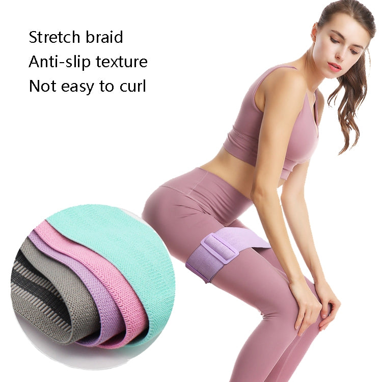 LD-3606 Adjustable Non-Slip Yoga Belt Thickening Tension Belt, Gray, Purple, Blue, Pink