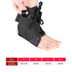 AOLIKES HH-7138 Eight-Shaped Strap Support Ankle Support Ankle Sports Anti-Sprain Protective Gear, S (36.5-39), M (39-42), L (42-44), XL (44-46 )