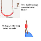 Indoor And Outdoor Sports Children Swing EVA Soft Board Swing,Random Color Delivery, EVA 66.5x14cm