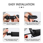 1 Pair WEST BIKING Bicycle Rearview Mirror Adjustable Mirror Mountain Bike Foldable Rearview Mirror