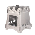 Stainless Steel Picnic Stove Wilderness Survival Foldable Stove, Foldable Stove