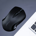 T-WOLF Q2 3-Buttons 1200 DPI 2.4GHz Wireless Mouse, Black, White, Pink